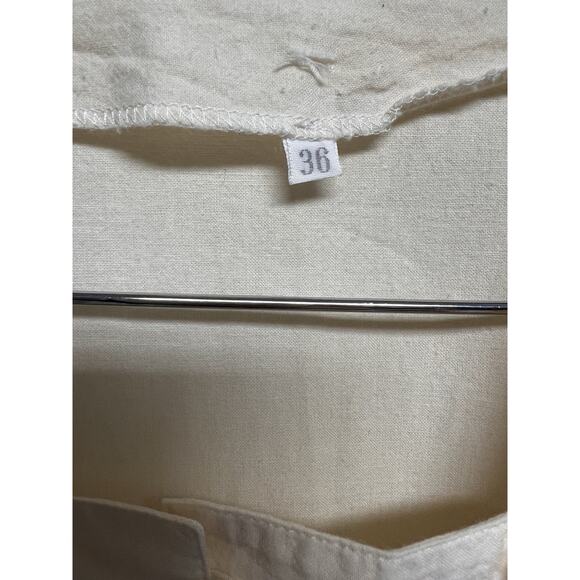 Vintage Victorian Lace Ruffle Cottage Core Western Prairie Coquette Top Medium - Picture 9 of 16